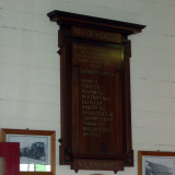 Greymouth NZ Railways roll of honour board