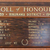 Hikurangi Memorial Hall