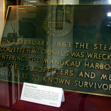 HMS  Orpheus  memorial plaque