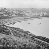 Oamaru Harbour, 1875