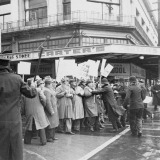 Union march during 1951 waterfront dispute