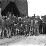 Gold miners prepare for the next shift