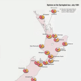 Opinion around New Zealand on the 1981 Springbok tour