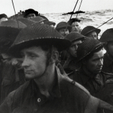 British commandos bound for Sword Beach on D-Day