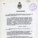 The King's Anzac Day message, 1948