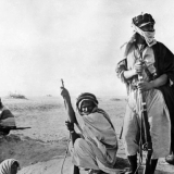 Arab warriors in desert
