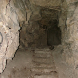 Steps in the Arras tunnels 