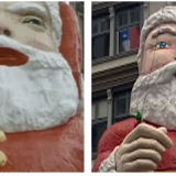 Auckland's giant Santa