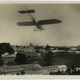 <em>Britannia</em> monoplane flying over Auckland