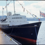 HMY <em>Britannia</em> at  Wellington