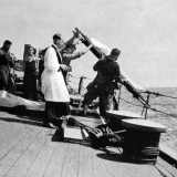 Burial at sea after Kolombangara