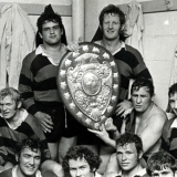 Canterbury team with the Ranfurly Shield, 1972