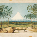 Mt Egmont from the southward by Charles Heaphy