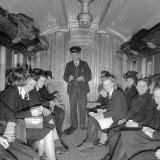 Going to school by train
