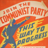 Communist Party poster, 1940s