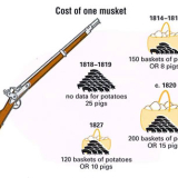 Changing cost of muskets 1814-1827