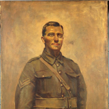 Painting of Donald Brown VC