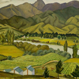 Tobacco fields, by Doris Lusk