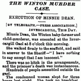 Execution of Minnie Dean