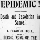 Reporting Samoa's influenza pandemic