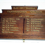 Flemington church memorial honour role