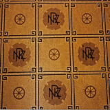 NZR floor tiles, Dunedin station