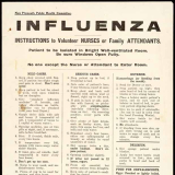 Influenza instructions for nurses