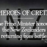 PM Peter Fraser honours the heroes of Crete