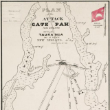 Plan of attack on Gate Pā