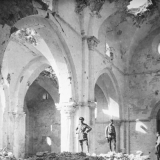 Damaged mosque in Gaza