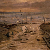 <em>Menin Road from Hooge Crater</em> by George Edmund Butler