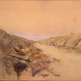 <em>Sunken road near Solesmes</em> by George Edmund Butler