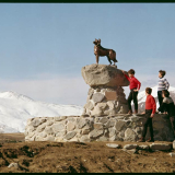 Gladys Goodall's sheepdog memorial