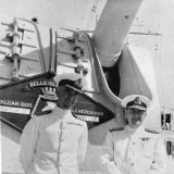Rear-Admiral Harwood and Captain Parry