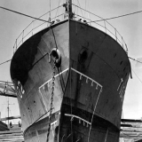 Damage to HMNZS <em>Kiwi</em> after ramming