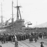 HMS <em>New Zealand</em> in Lyttelton