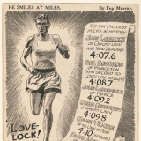 Jack Lovelock breaks mile record