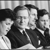 PM Jim Bolger with senior ministers