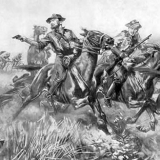 Capture of Boer soldiers by cyclists