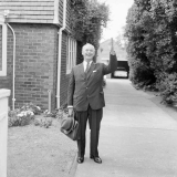 Keith Holyoake at his Pipitea St house