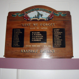 Knapdale District roll of honour board