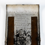 Improvised grave marker