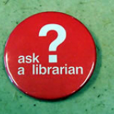 Library t-shirts and badges