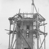 Baring Head Lighthouse under construction