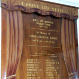 LJ Keys Ltd roll of honour board