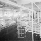 Hospital beds on the <em>Maheno</em>