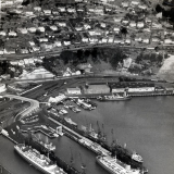 The <em>Wahine</em> and <em>Maori</em> at Lyttelton wharf
