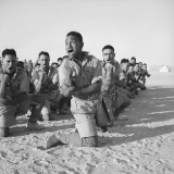 Maori Battalion haka in Egypt, 1941