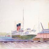 Painting of the SS <em>Maori</em>