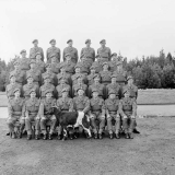 New Zealand Army Special Air Service with goat mascot